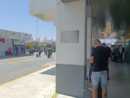 Meeting point at Heraklion airport.jpg